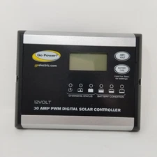 Go Power! 12 Volt 30 Amp PWM Digital Solar Controller