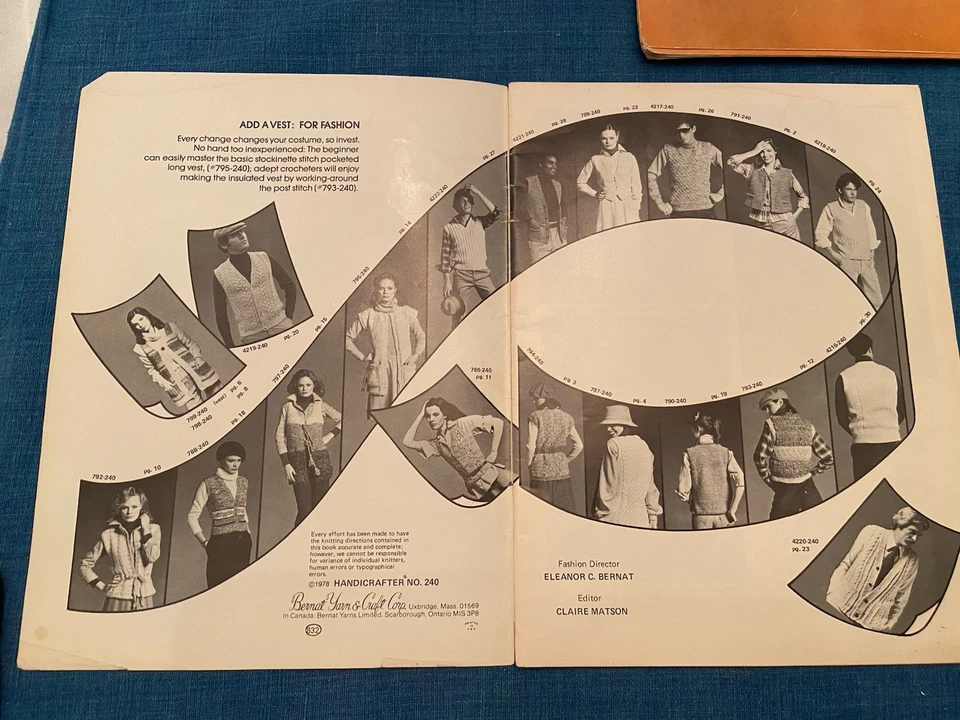 1978 SMALL CHANGE by BERNAT #240 Vests for Women & Men - Image 3 of 4