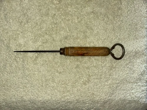 Coca-Cola Vintage Wooden Handle Ice Pick Bottle Opener Combo Fair Condition