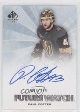 2021 SP Authentic 2011-12 Retro Future Watch Autos 87/499 Paul Cotter Auto 1q2