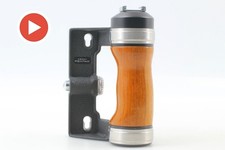  Near Mint Pentax Wood Hand Grip For 6x7 67 67II film Camera Body From Japan