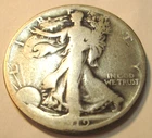 1919 S * SILVER WALKING LIBERTY HALF DOLLAR * As Seen * FREE SHIP