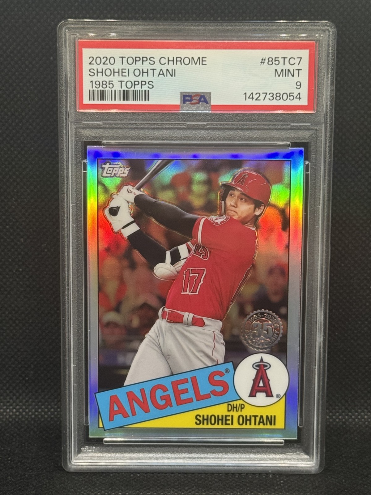 2020 Topps Chrome 1985 Shohei Ohtani PSA 9 Mint #85TC-7