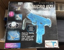 RETRO CYBERGUN MICRO UZI PISTOL CONTROLLER BOXATO SONY PS1 PS2 RARO MISTER FPGA