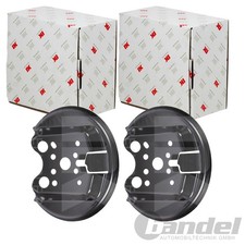 2X NK SPRITZBLECHE BREMSSCHEIBEN HINTEN BEIDSEITIG PASSEND FÜR PEUGEOT 2008 207