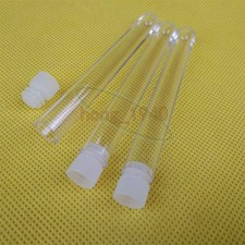 10PCS Lab Test Tubes Vial Sample Plastic Clear Container Bottle