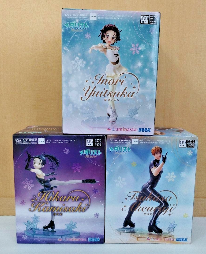 NEW Medalist Inori Yuitsuka Hikaru Kamisaki Tsukasa Akeuragi 3 Set