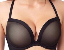 Le Mystere Infinite Possibilities Plunge Bra black 32G 34D 38DDD New no tags