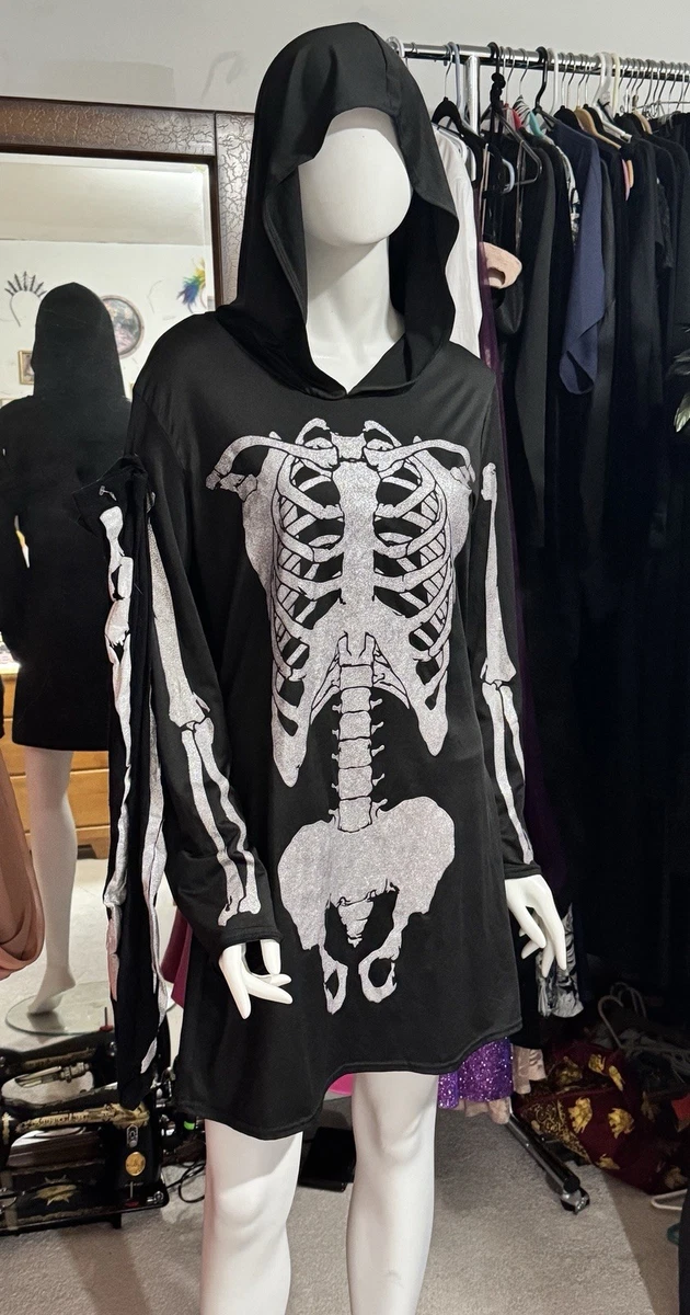 knee length dresses for ladies Women's Skeleton Bodysuit Costume