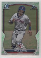 2023 Bowman Chrome Prospects Lunar Glow Refractor Jorge Burgos #BCP-98 0yn3