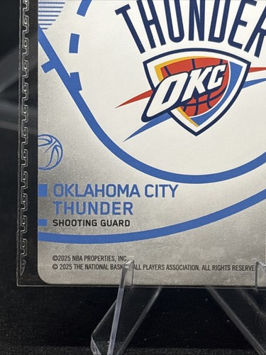 Jalen Williams 2025 Topps Match Attax White #69 OKC Thunder - 第 9/10 張圖片
