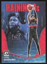 8822G 2022-23 Donruss Optic #15 Saddiq Bey Raining 3s Red Wave