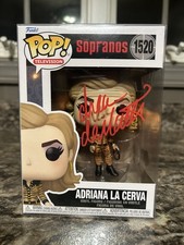 Funko POP! Adriana La Cerva 1520 Sopranos Signed Drea De Matteo Beckett COA