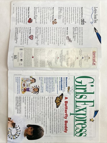 May/June 1995 American Girl Magazine Party PAPER DOLL Pleasant Company RARE - Picture 3 of 6
