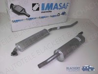 Imasaf Auspuffset Mitteltopf + Endtopf für BMW 5Er E28 518 + 518I 1981-1986