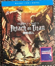 ATTACK ON TITAN SEASON 3 PART 2 BLU-RAY + DVD W/ SLIPCOVER NEW FACTORY SEALED