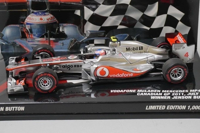 1:43 MINICHAMPS 533114314 Vodafone McLaren Mercedes MP4-26 Canada 2011 #4 model - Image 3 of 4