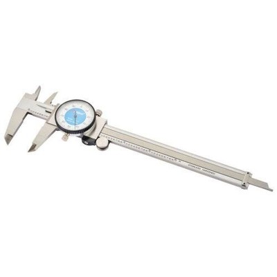 Dasqua 0-6 Stainless Steel Dial Caliper with Depth Gauge Model 2210-8280