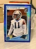 2025 Panini Donruss Optic - Rated Rookie Nic Scourton #270 Blue Hyper Prizm (RC)