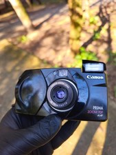    Canon Prima Zoom 70F Film Camera   Works Perfectly Battery Door Issue 