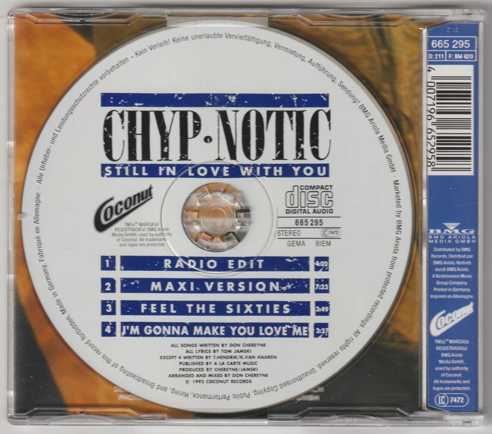 Chyp-Notic - Still in love with you (1992) [Maxi-CD] - Bild 2 von 3