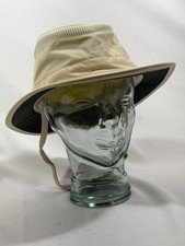 Tilley Airflo Mesh Safari Bucket Hat Men’s 7 3/4 Ivory Outdoor Hiking Fishing