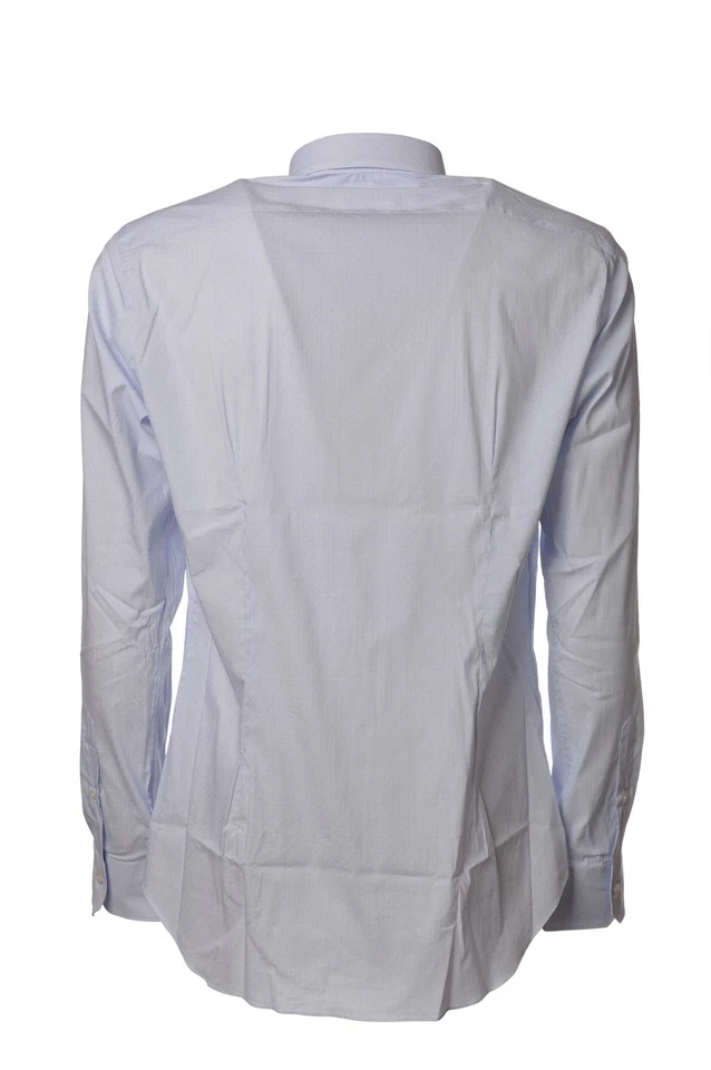 Camicia collo francia ,manica lunga,slim fit,,tutta interamente realizzata in te - Immagine 4 di 4