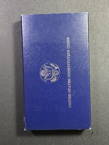 US Constitution Commemorative Proof Silver Dollar 1987 NIB - Picture 5 of 8