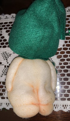 Vintage Pickled People St Patrick's Day Stuffed Plush Leprechaun 8" Decoration - Bild 4 von 8