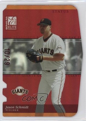 2003 Donruss Elite Status Red Die-Cut 10/29 Jason Schmidt #154 0h1g