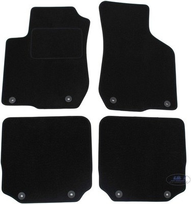 J&J AUTOMOTIVE | Velours Fußmatten Autotepiche Passend Für A3 8L 1996-2003, 