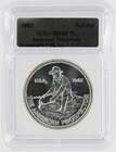 1982 Engelhard American Prospector Silver Round ICG MS68PL S$1 Silver Round