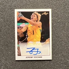 2021-22 Leaf Memories JEREMY SOCHAN #BA-JS3 Rookie AUTO - BASKETBALL CARD