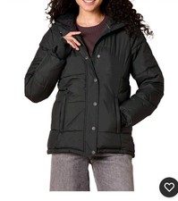 Amazon Essentials Women's Heavyweight Quilted Long-Sleeved Hooded Puffer Coat L