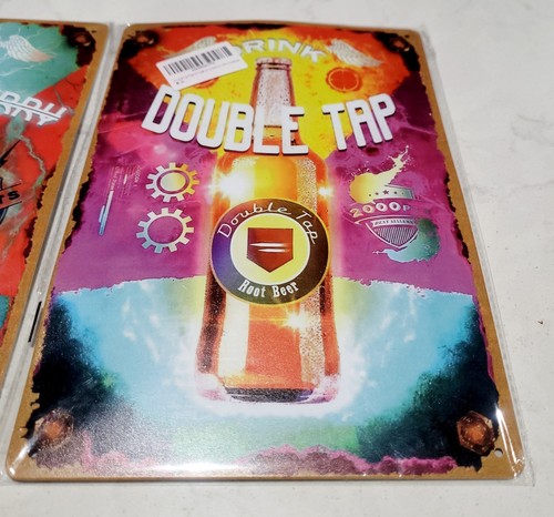 Call Of Duty Zombies Double Tap & Electric Cherry Perks Metal Tin 8x12 Sign NWD - Picture 4 of 5
