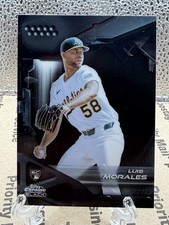 LUIS MORALES 2026 Topps Chrome Black #196 RC Athletics