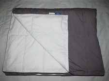 Casper American Airlines Business Class Blanket Grey White 72 x 46 Inches