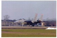 2003 USAF McDonnell Douglas F-15 Eagle 003000 Original 4x5.87 Photo