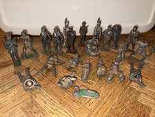 Vintage 1930s Barclay/Manoil Lead Toys-Lot Of 22 WWI Army Soldiers And Vehicles