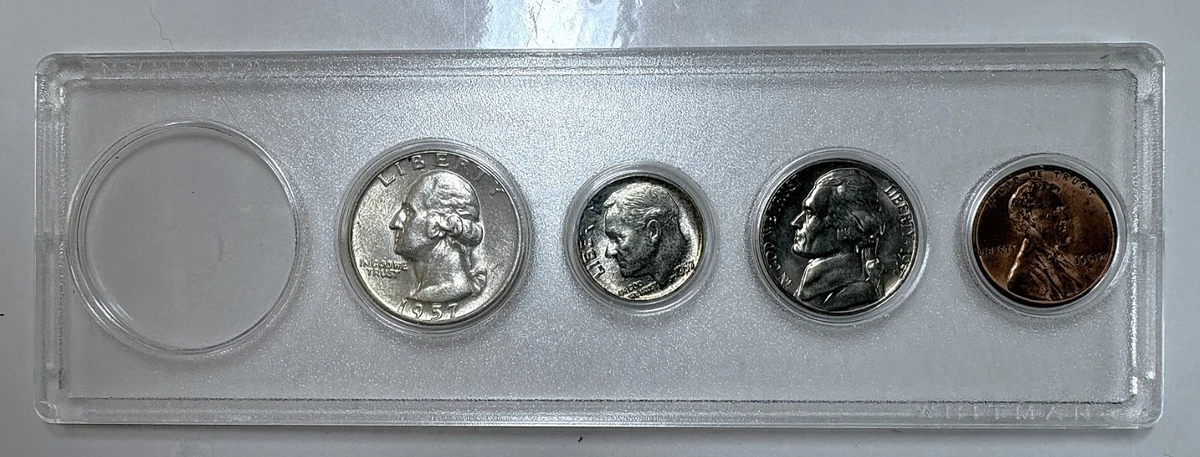 セット 20セント 50セント 1セント U.S. Mint Silver 1957 US Coin Mint Sets for sale | eBay