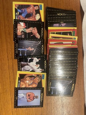 wcw wrestling cards 1991 Lot Of 80