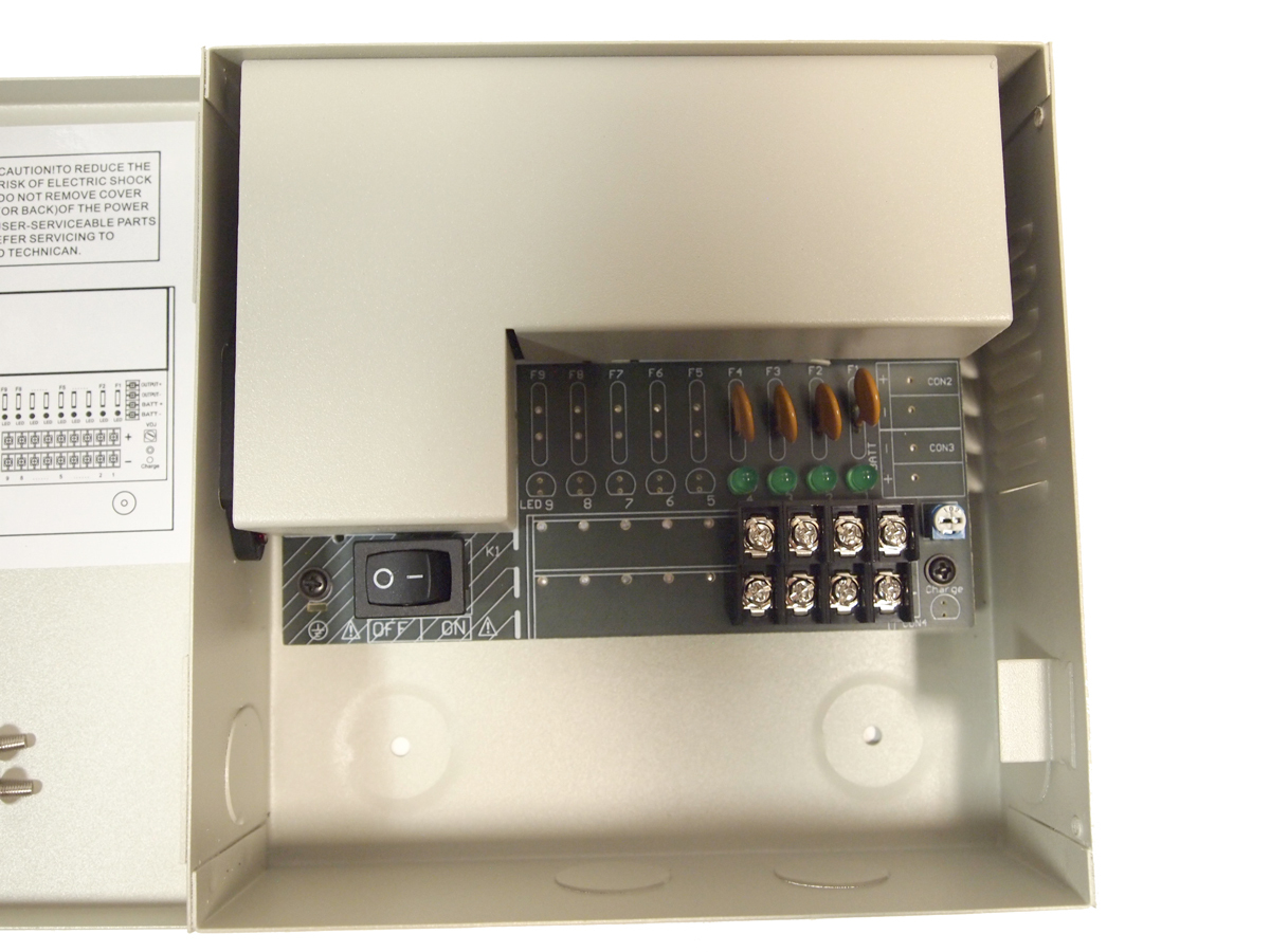 PUB504 - Alimentatore Centralizzato 12V 75W 4 Canali Con Uscita - Foto 5