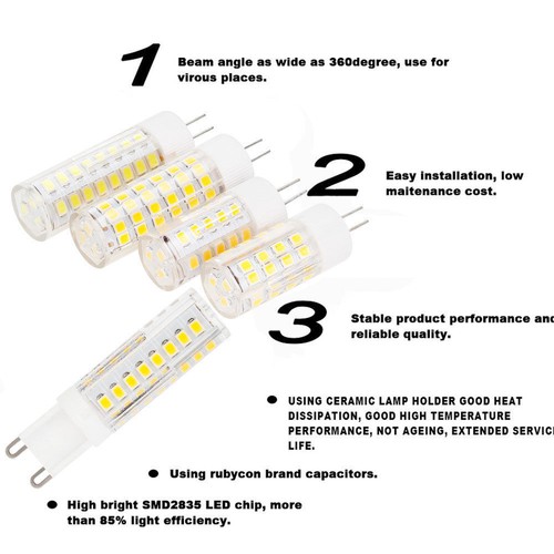 Dimmable 12w Led Corn Light Bulb 110v Lamps E11 3000k 360degrees Lighting Bulbs - Picture 5 of 24