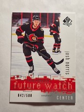 2020-21 SP Authentic '00-01 Retro Future Watch #RFW-7 Josh Norris RC 42/500