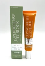 New! Clinique SuperDefense City Block Broad Spectrum SPF 50 ~ 1.4 oz / 40ml