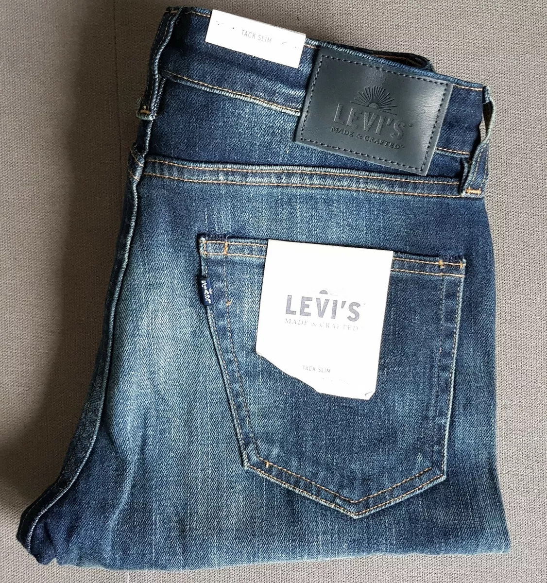 Levis made and crafted tack slim selvedge new arrivals