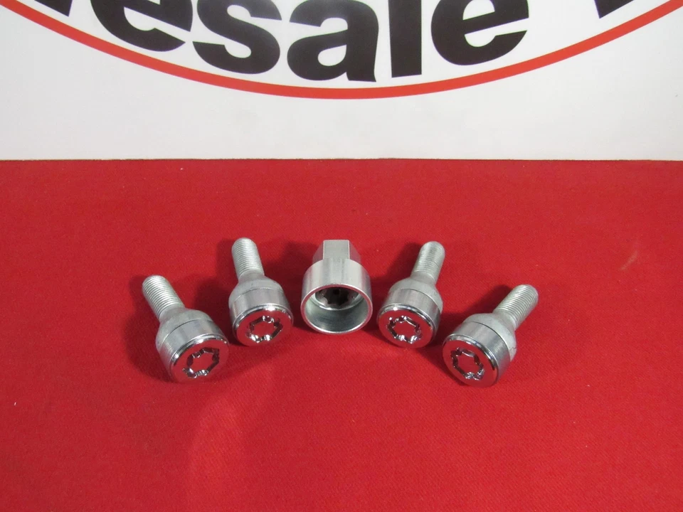 Juego de bloqueo de rueda con llave Dodge Dart CHRYSLER 200 JEEP Cherokee NUEVO OEM MOPAR Foto 2 de 4
