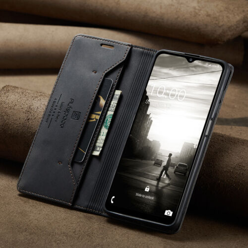 Magnetic Leather Wallet Case Slim Card Flip Cover for Samsung Galaxy A16/A36/A56 - Picture 7 of 25