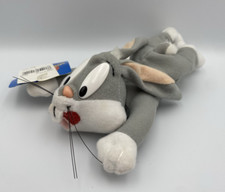Vintage Looney Tunes Bugs Bunny 7  Beanie Plush Play By Play Toys 1997 with Tag