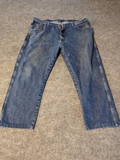 Wrangler Authentic Jeans Western Cowboy   Denim Blue Men's Size 40X26